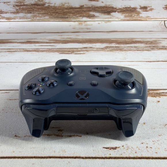 Xbox Wireless Controller Patrol Tech Special Edition Blue Missing Left Grip - Picture 3 of 6